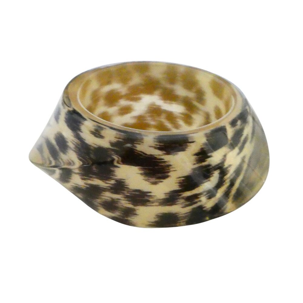KATE SPADE Pop art resin & lucite Animal print bangle bracelet